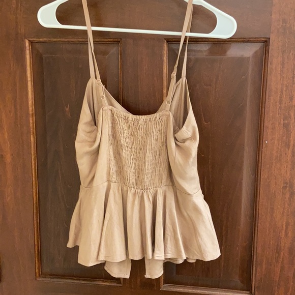 Pink Button Down Tank Top - Picture 3 of 3